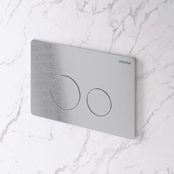 Клавиша смыва Grossman Style 700.K31.05.12M.12M хром сатиновый